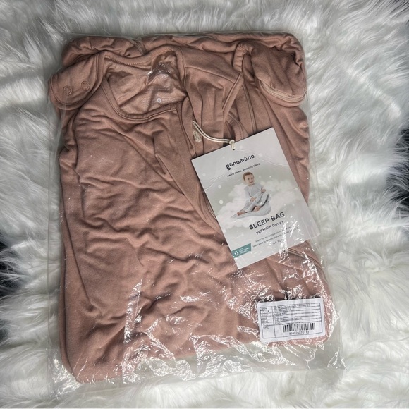 NWT NIB Gunamuna Sleep Bag in Sunset Solid 9-18M 0.5 TOG - Picture 3 of 4